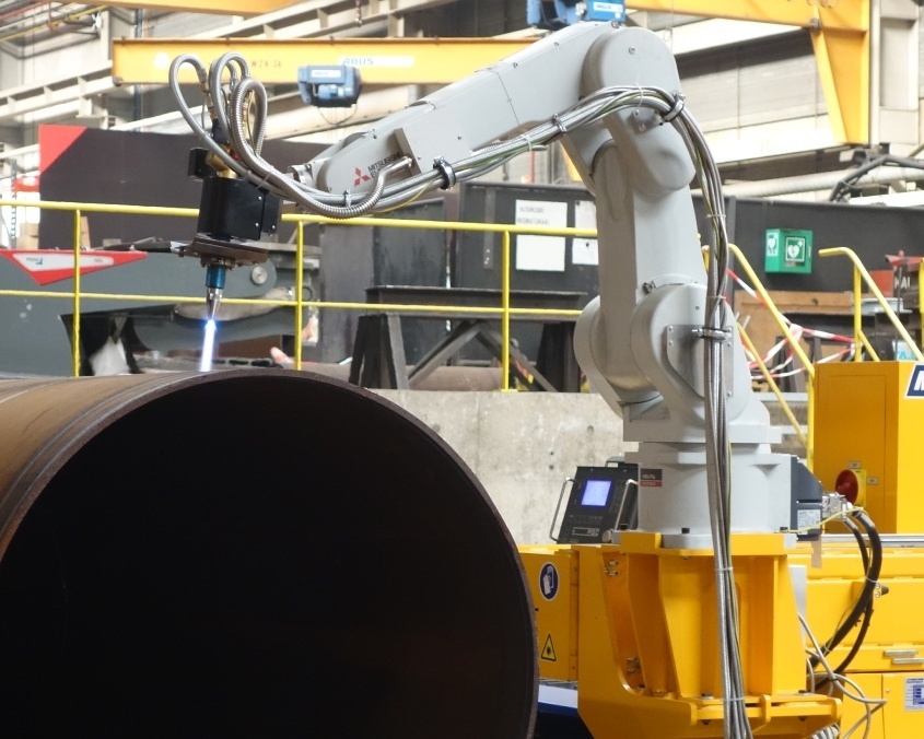 Mitsubishi-robot op MicroStep MG op maat
