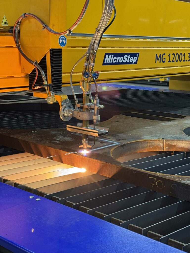 3D-plasmasnijmachine MicroStep MG Bormstaal